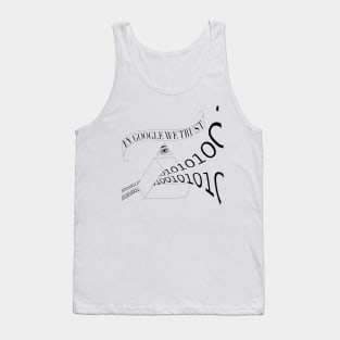 In Google we trust Tank Top